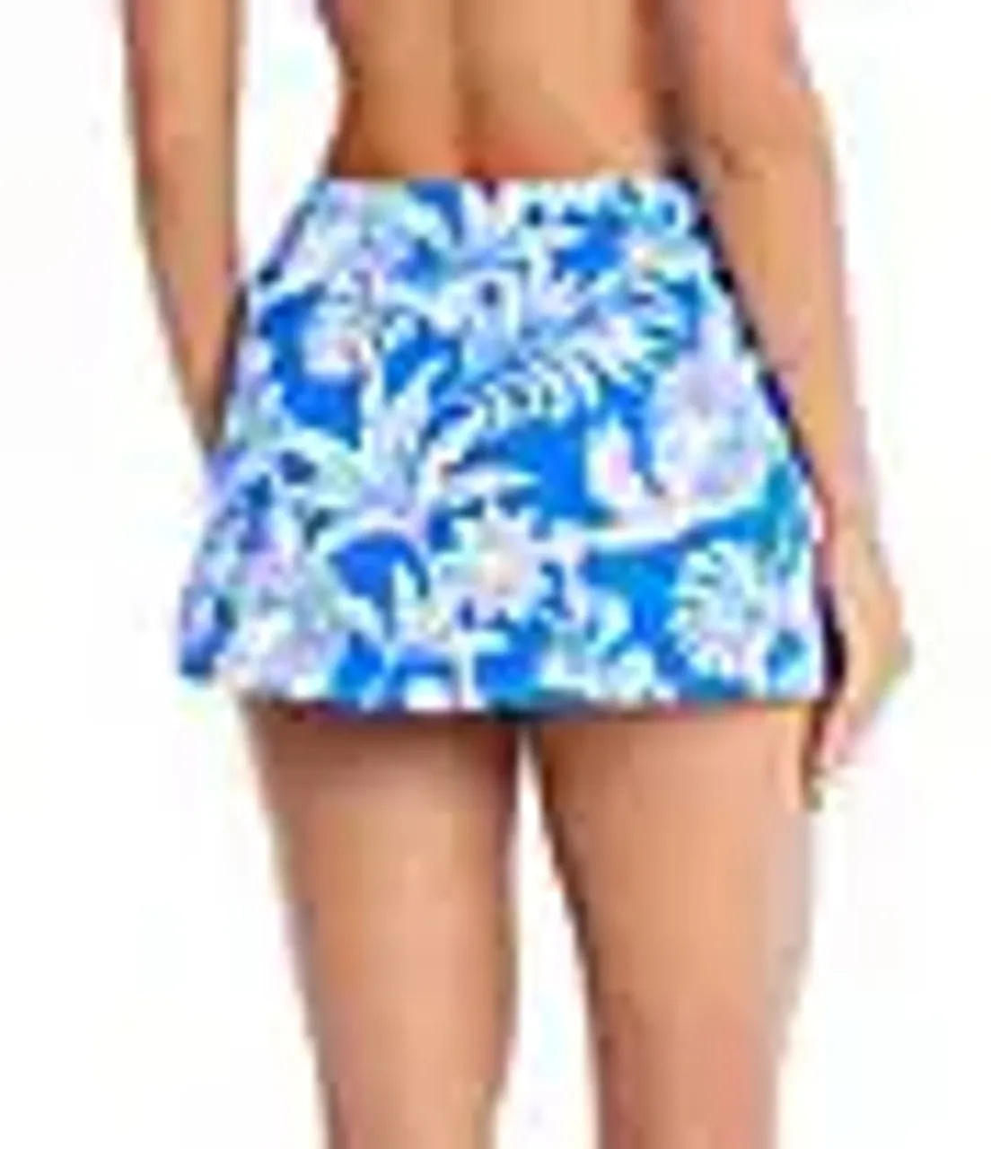 Rod Beattie Blue A Place in the Sun High Waisted Skirted Bottom