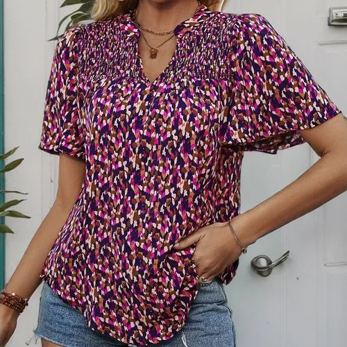 Boho Print Women's Short Sleeve T-shirts