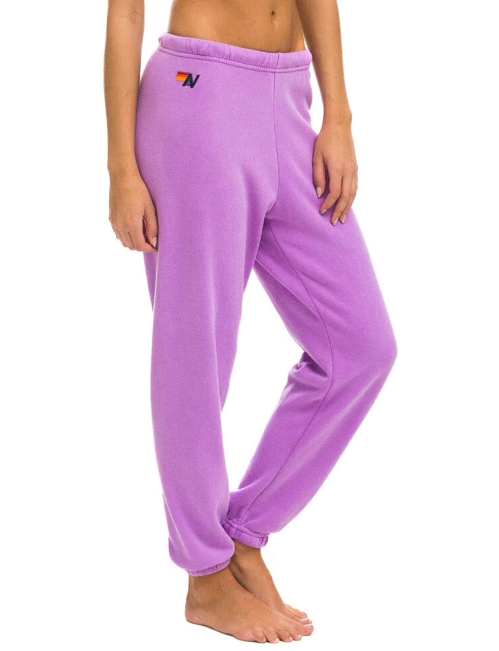 Bolt Women's Sweatpants, Bright Purple and Bright Pink