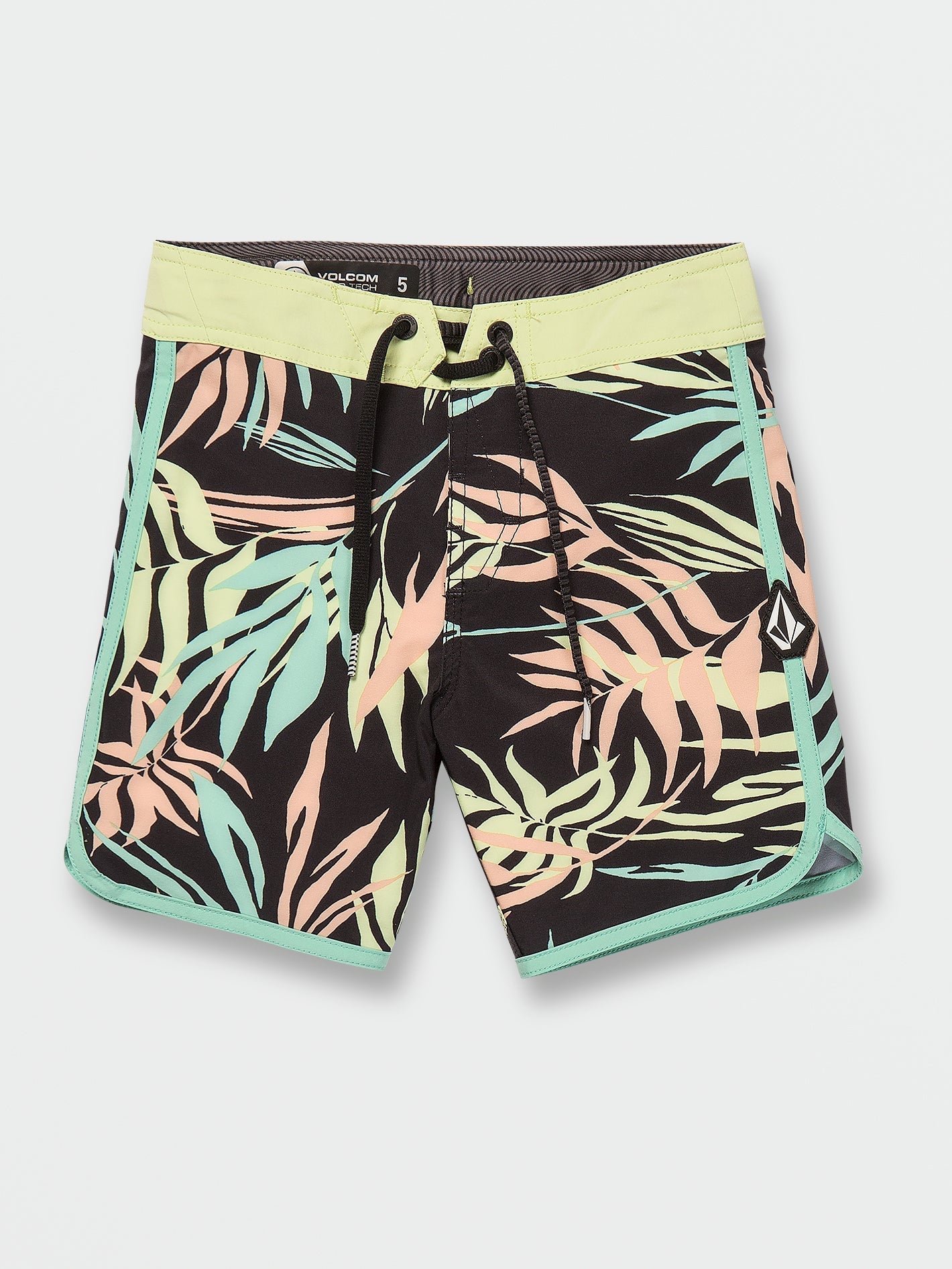 Boys Black Leaf Mod-Tech Trunks - Bleeding, Little