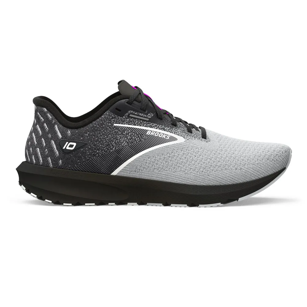 Brooks Launch 10 Men's Wide Shoes, Black/Blackened Pearl/White, Size 11 2E - Available Now!