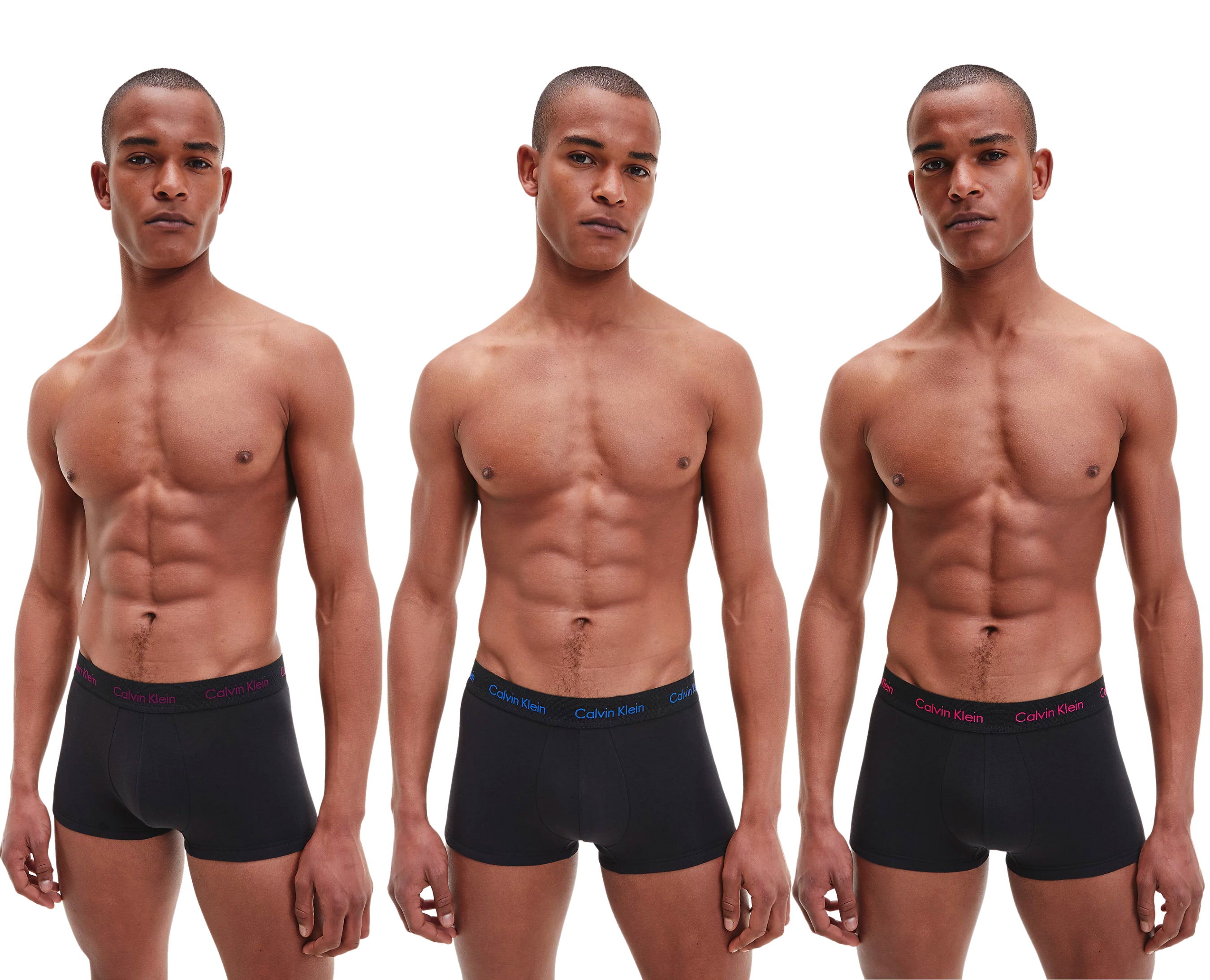 Calvin Klein Low Rise Trunks 3 Pack Boxer Shorts