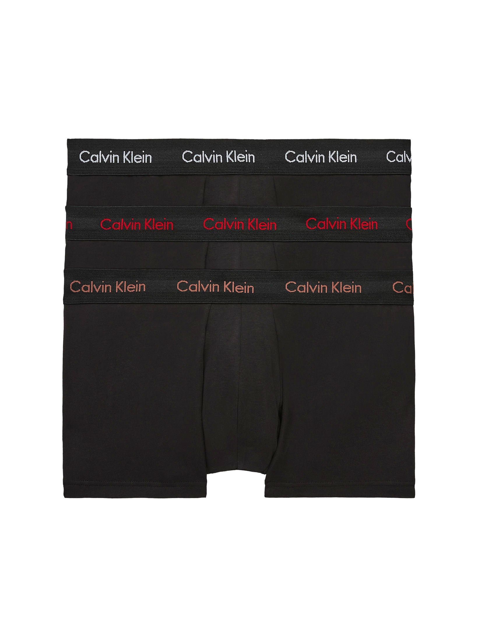 Calvin Klein Low Rise Trunks 3 Pack Boxer Shorts