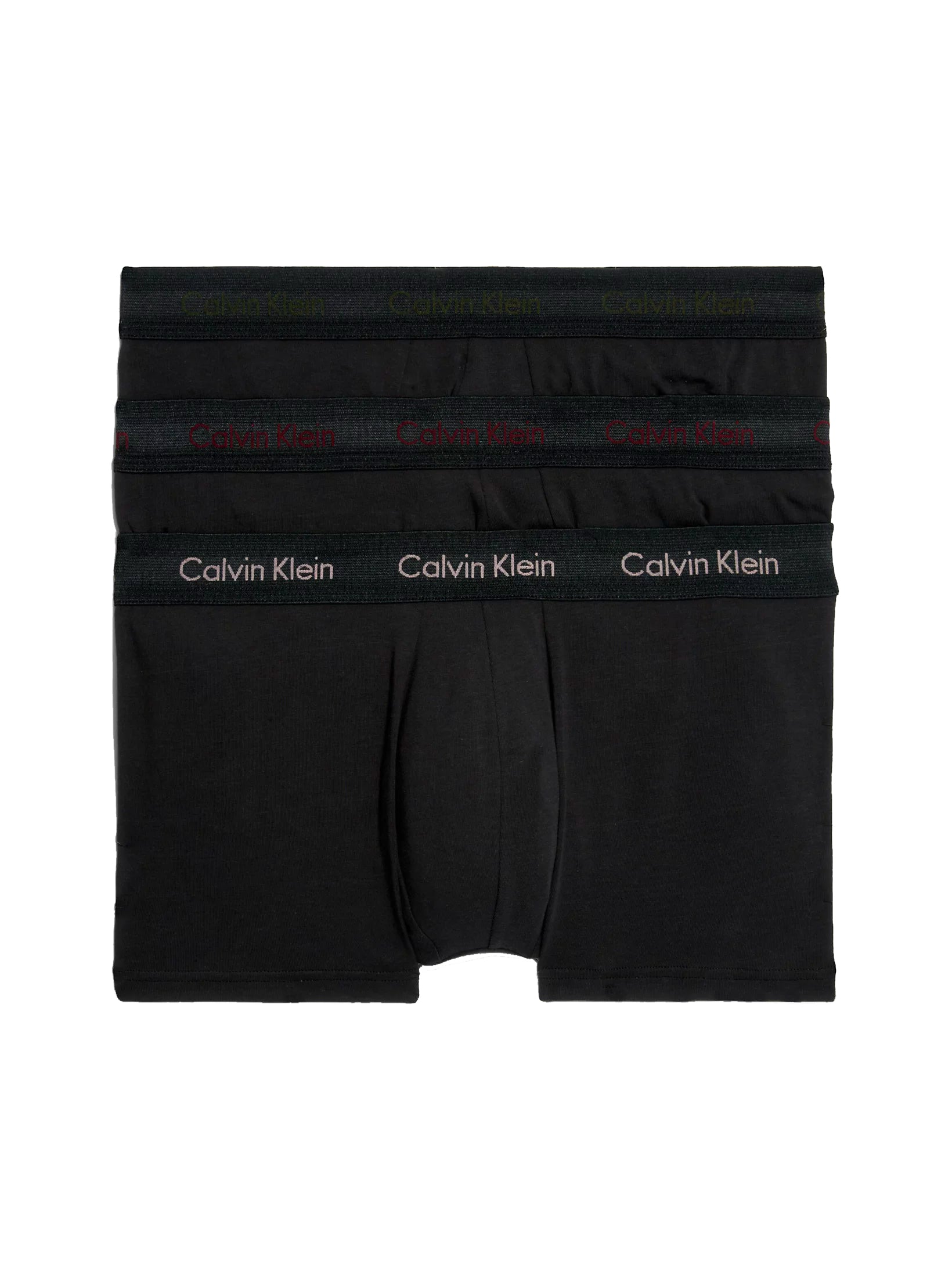 Calvin Klein Low Rise Trunks 3 Pack Boxer Shorts