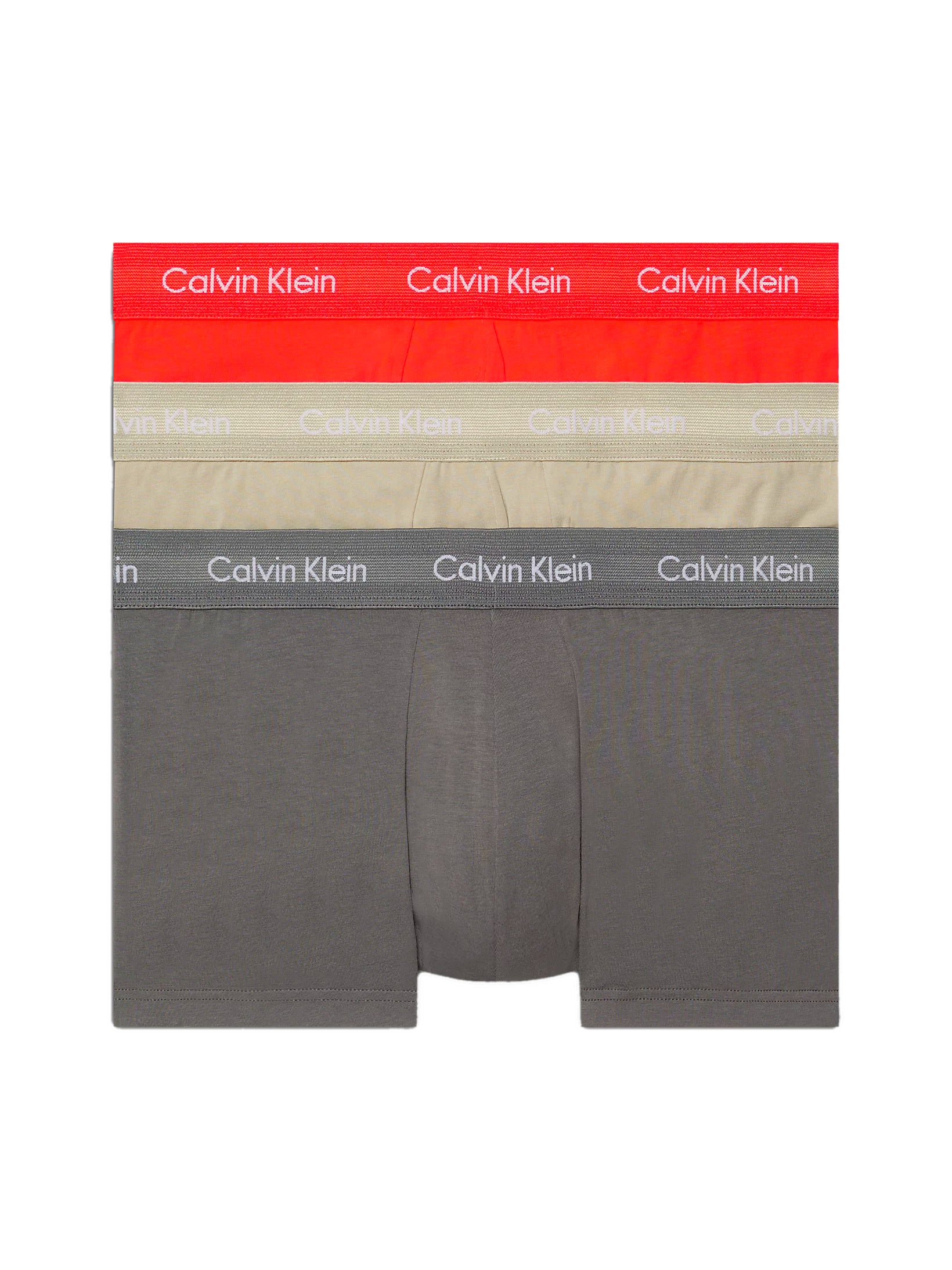 Calvin Klein Low Rise Trunks 3 Pack Boxer Shorts