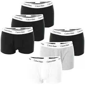 Calvin Klein Low Rise Trunks 3 Pack Boxer Shorts