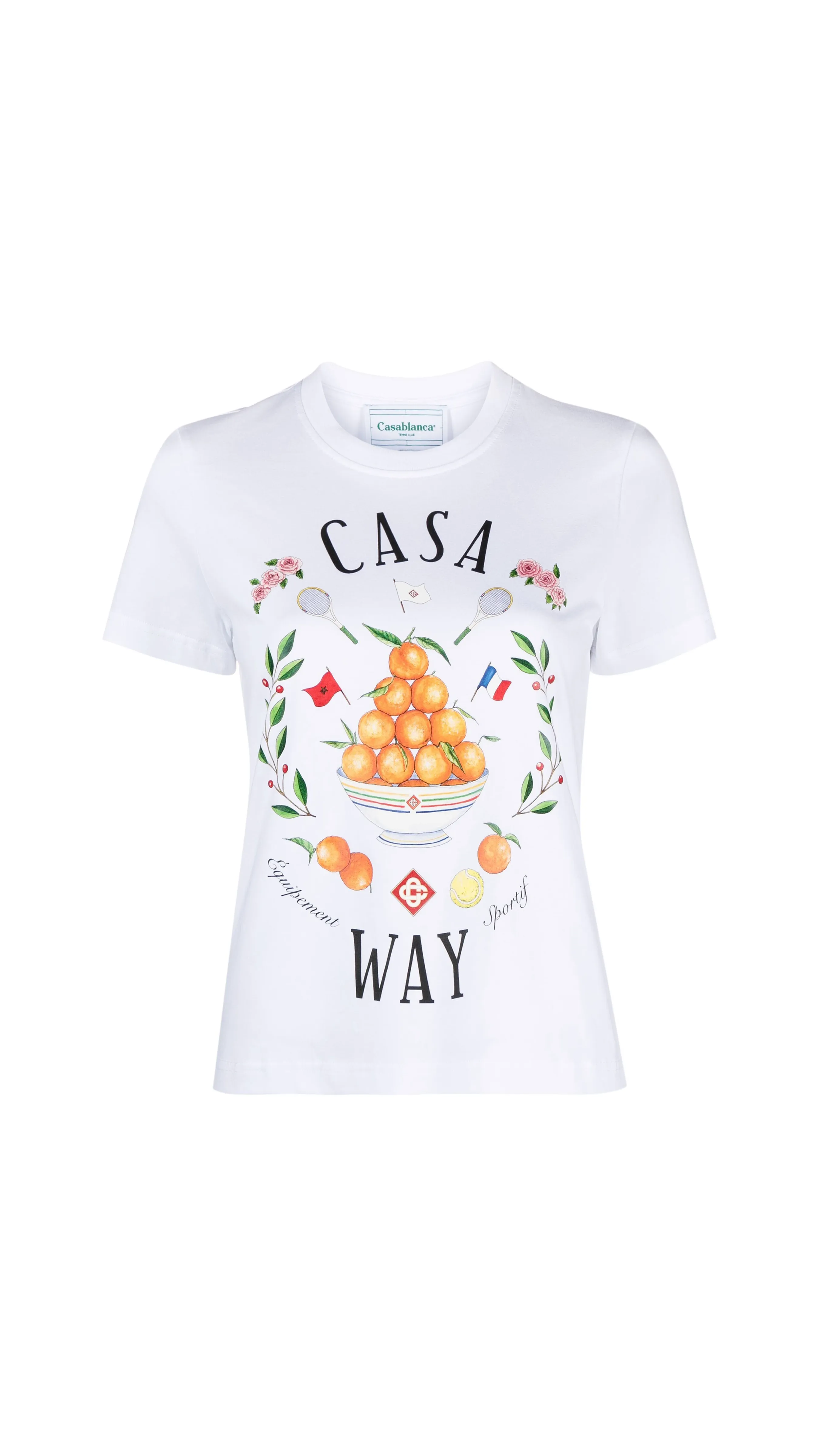 Casa Way Printed T-shirt in White