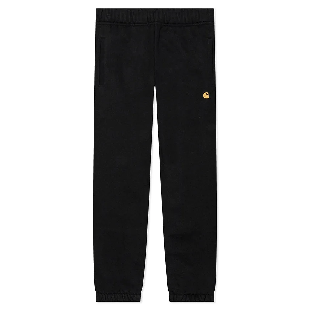 Black and Gold Chase Sweatpants