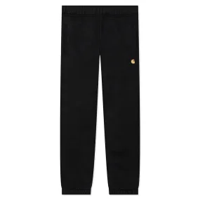 Black and Gold Chase Sweatpants