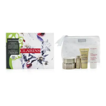 Clarins Nutri-Lumiere Collection: Day Cream 50ml, Night Cream 15ml, Treatment Essence 10ml, Hand & Nail Treatment Cream 30ml