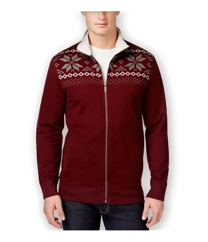 Club Room Men's Sherpa-Lined Full Zip Knit Sweater