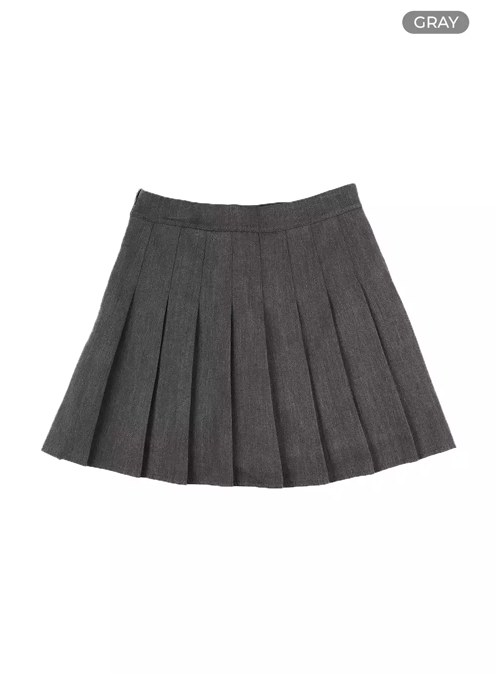 Cotton Pleated Mini Skirt - OM426