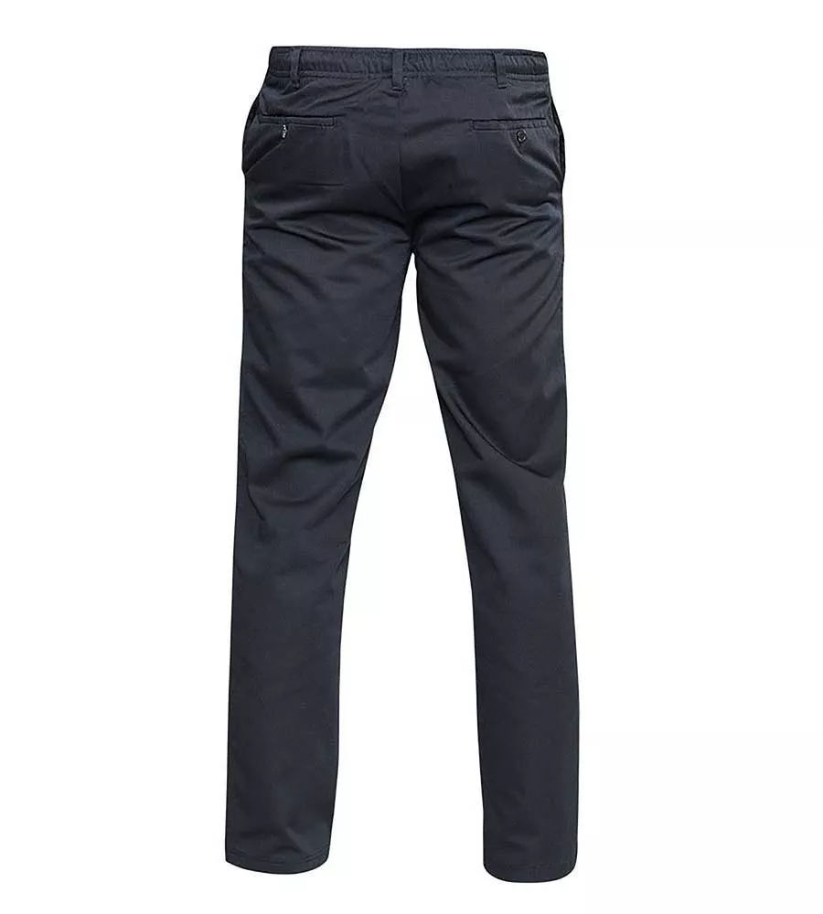 D555 Black Rugby Trouser with Full Elasticated Waist for Men (BASILIO BLACK)