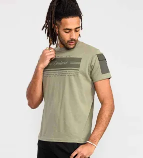 Men's Couture Printed T-Shirt With Sleeve Pocket by D555 (YARWELL)