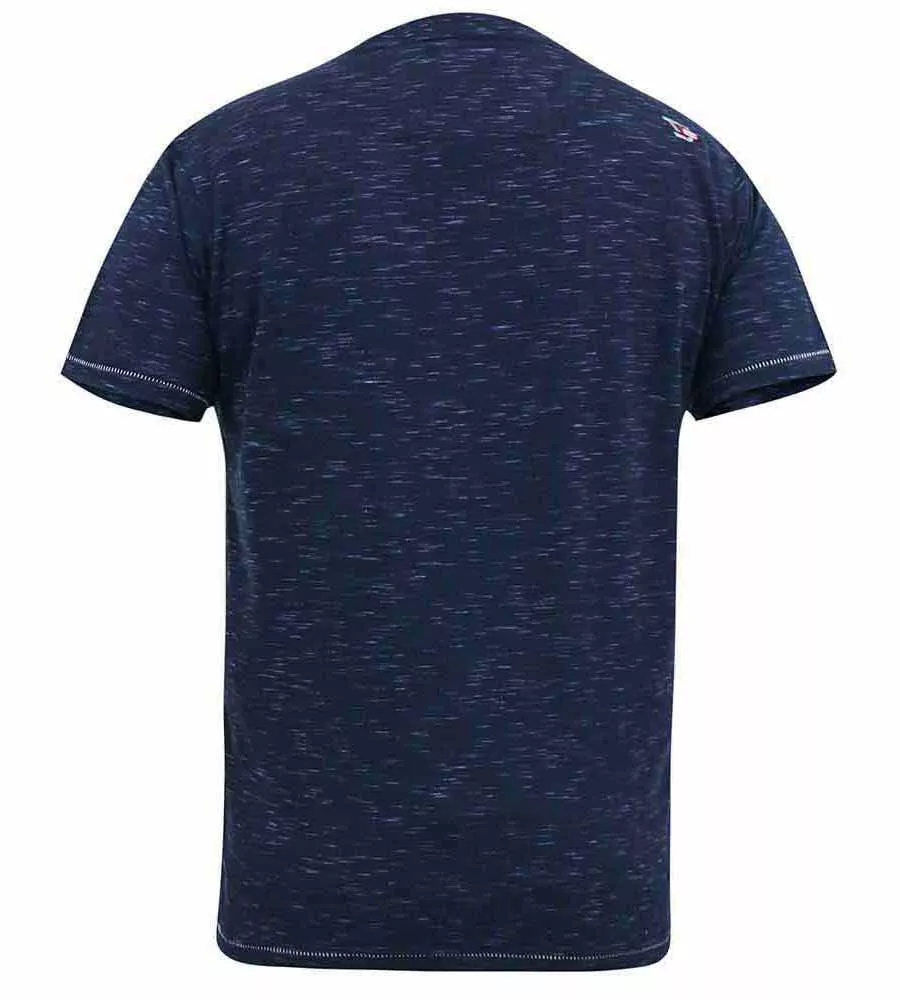 Motorbike Printed T-Shirt in Navy for Men