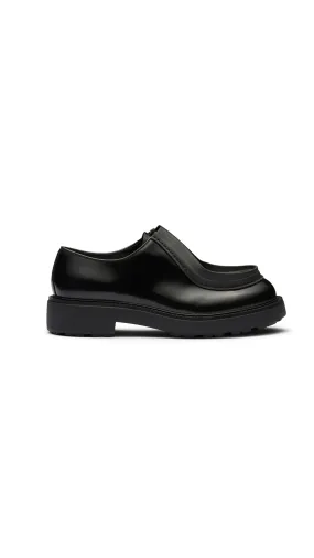 Diapason Black Brushed Leather Lace-up Shoes