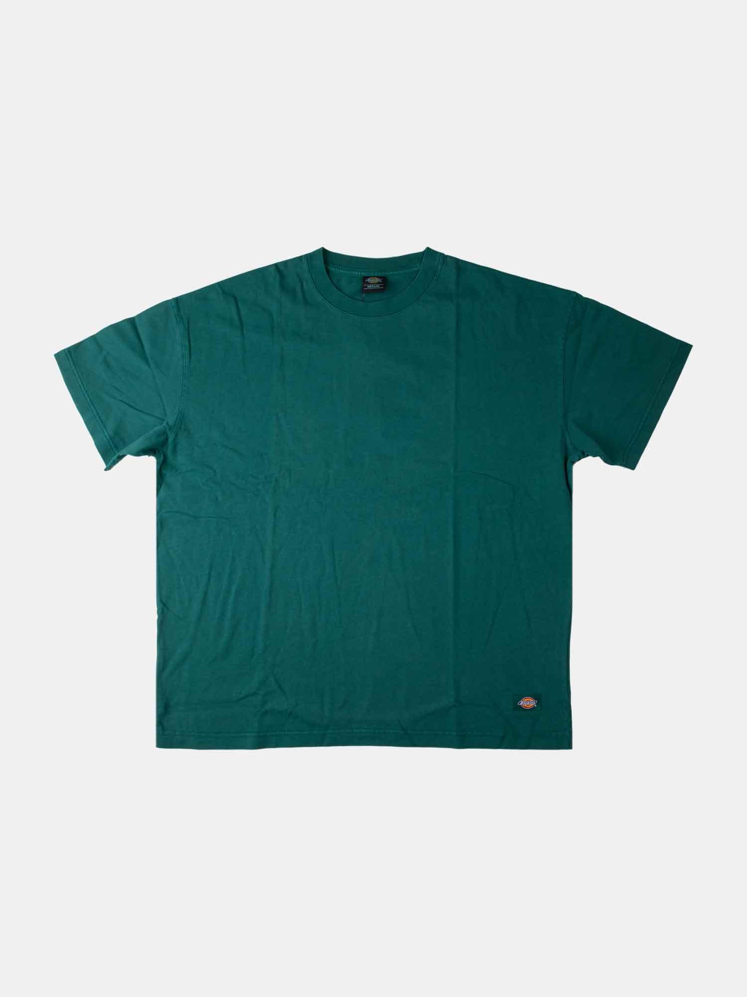 Dickies 330 Green Washed Box Fit Oversized Tee.