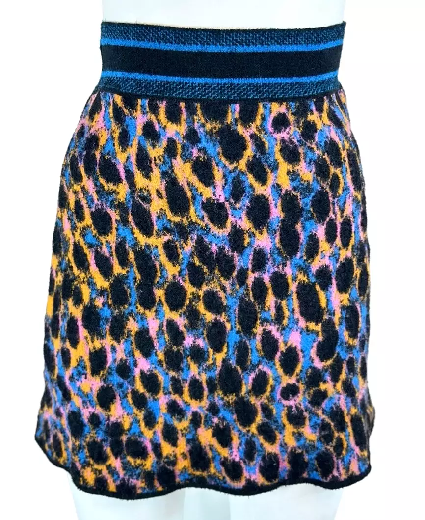 Dior mini multicolor skirt size 34 FR