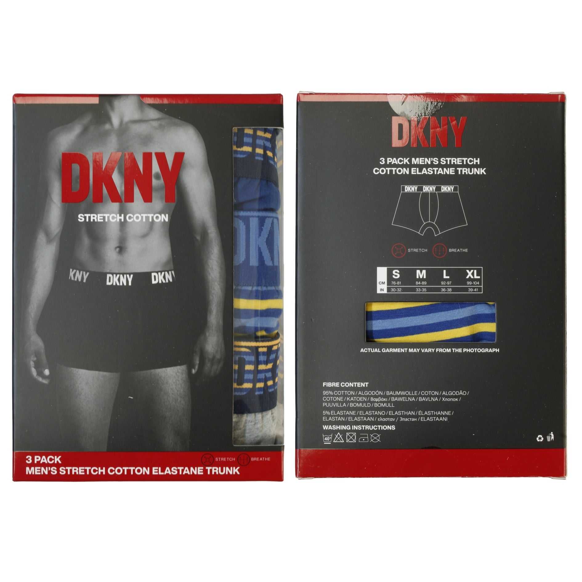 DKNY Men's Boxer Trunks (3-Pack)