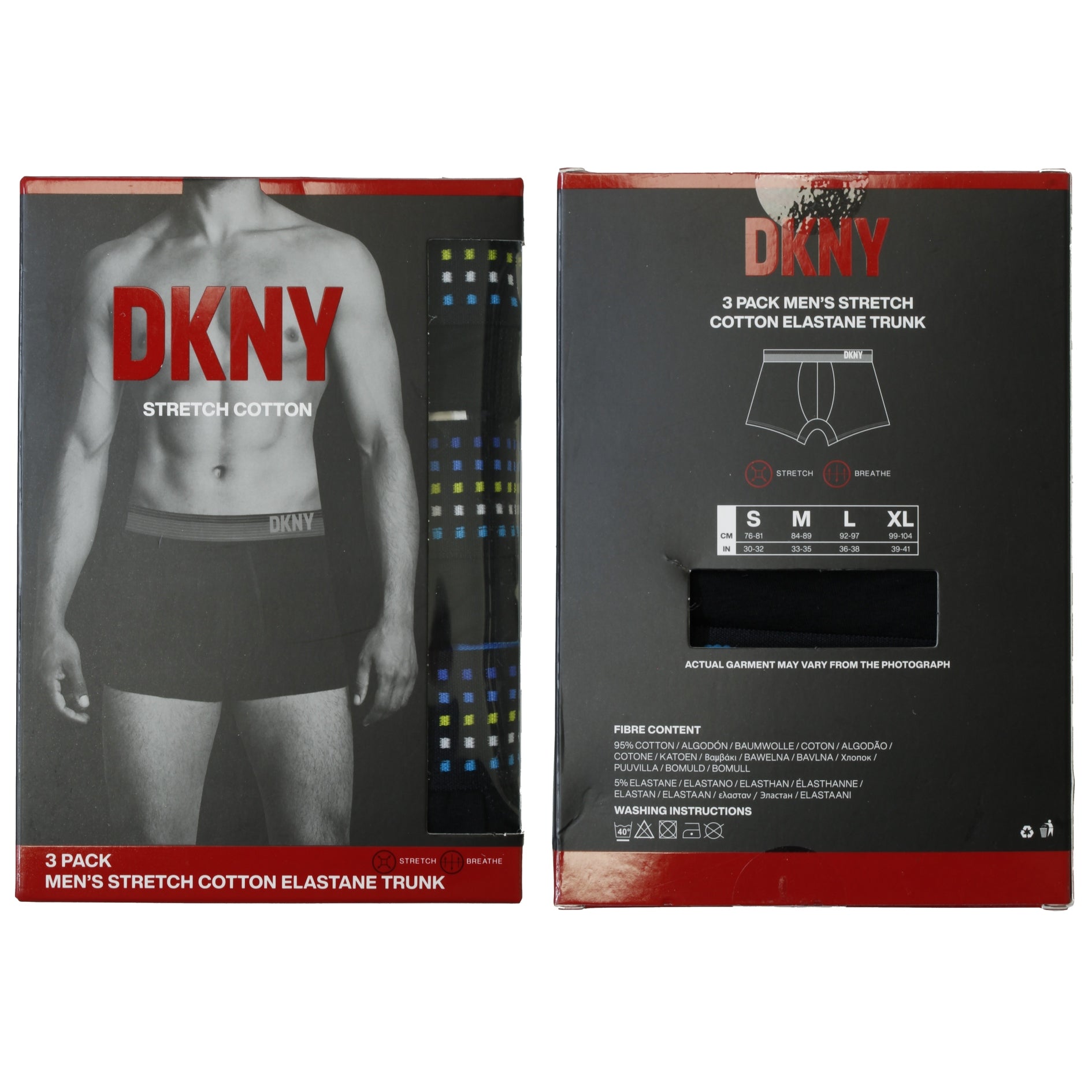 DKNY Men's Boxer Trunks (3-Pack)