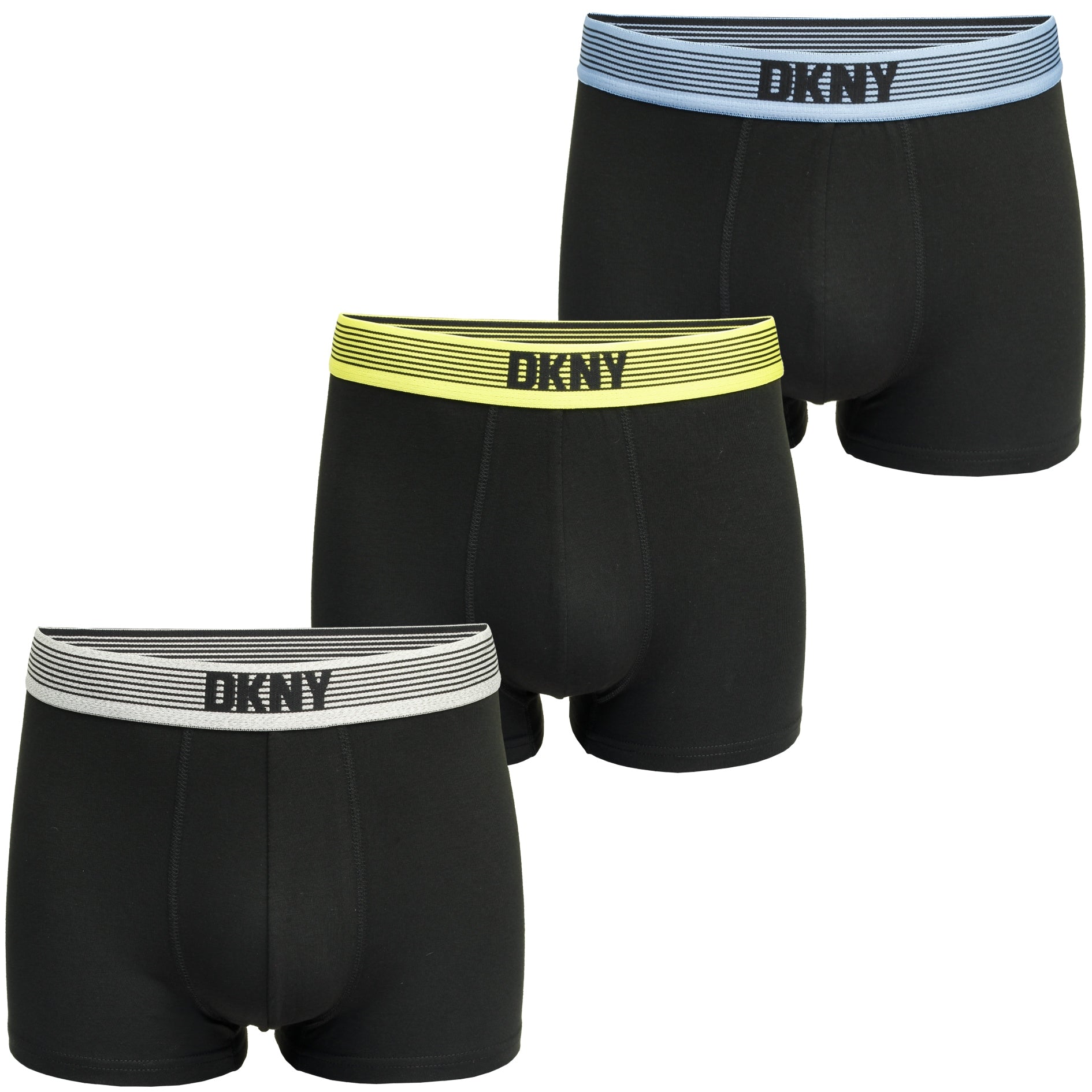 DKNY Men's Premium Supersoft Cotton Boxer Trunks 3-Pack Modal