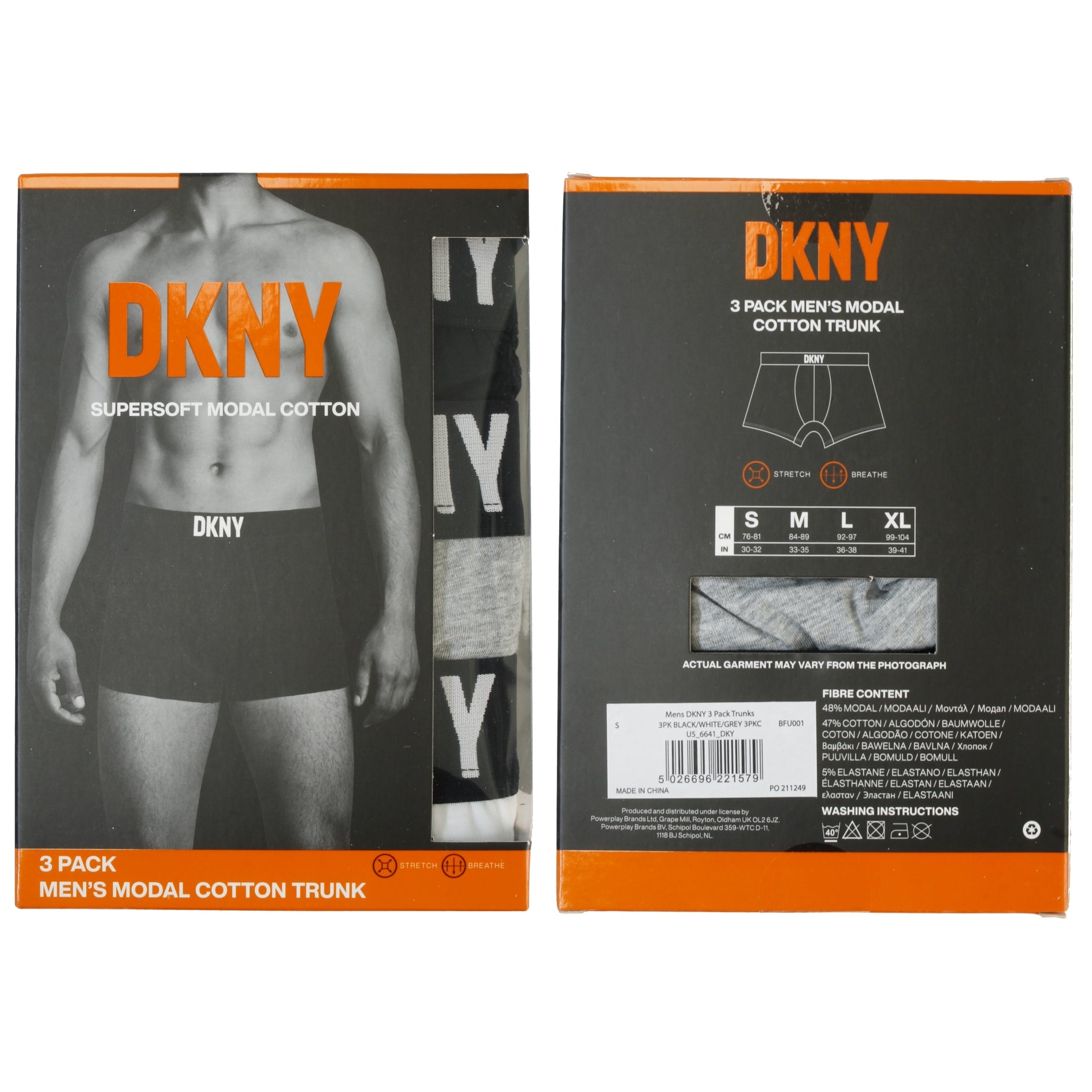 DKNY New York Modal Cotton Boxer Trunks