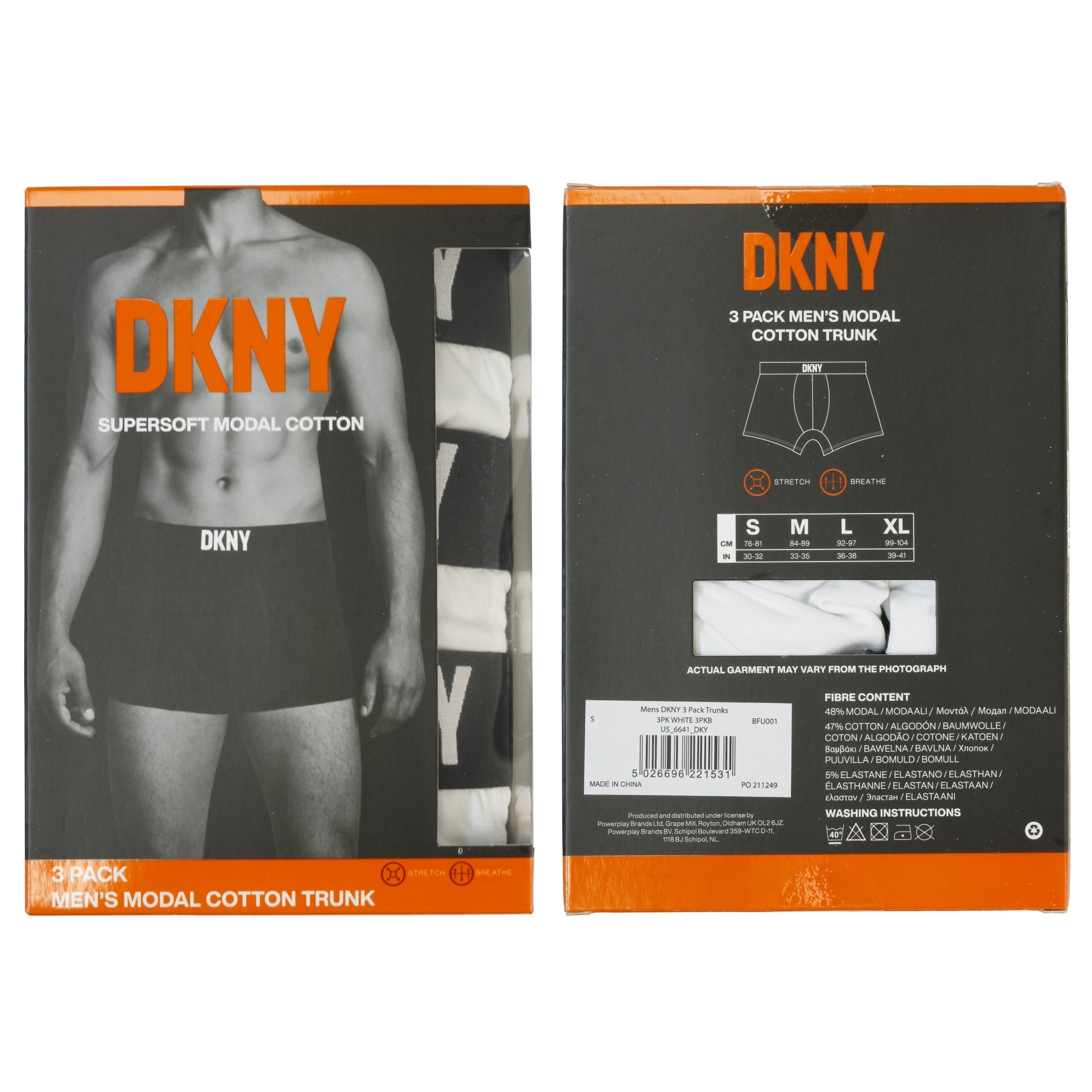 DKNY New York Modal Cotton Boxer Trunks