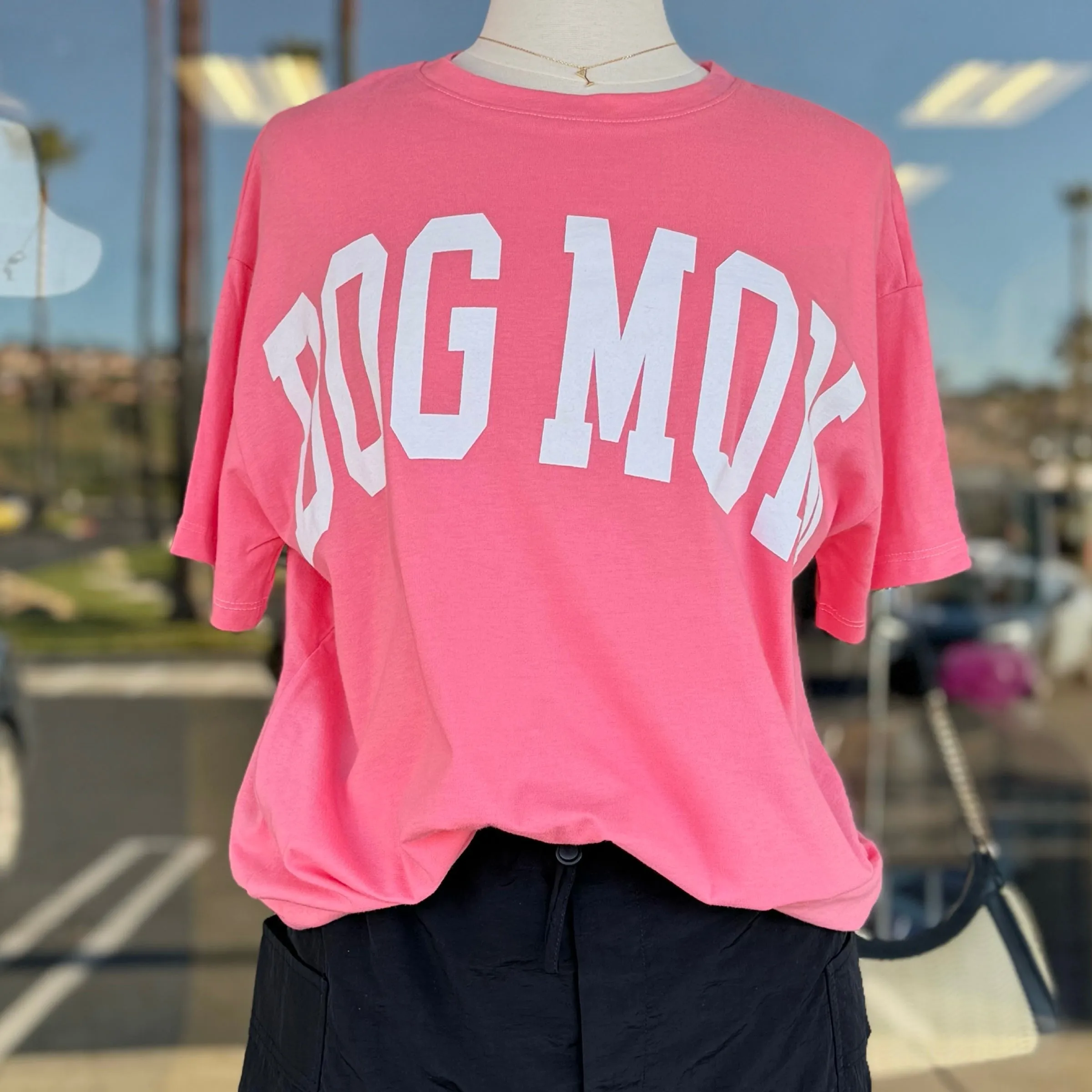 Dog Mom Graphic Tee Oversized