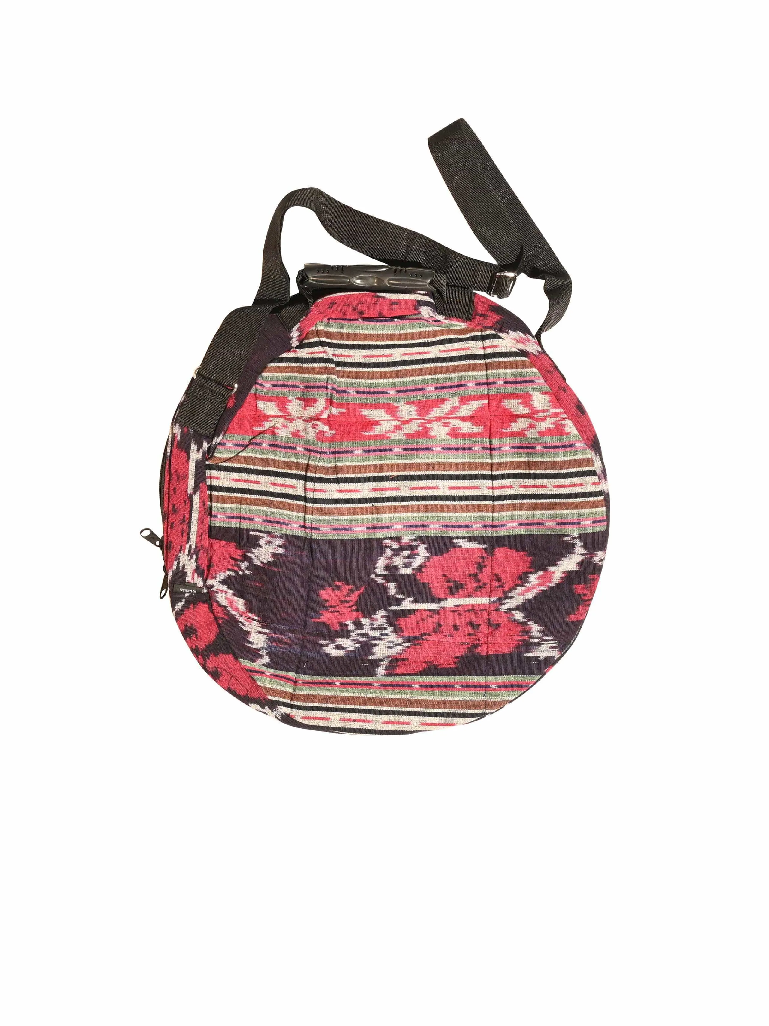 Drum Bag - Red Ikat Pattern