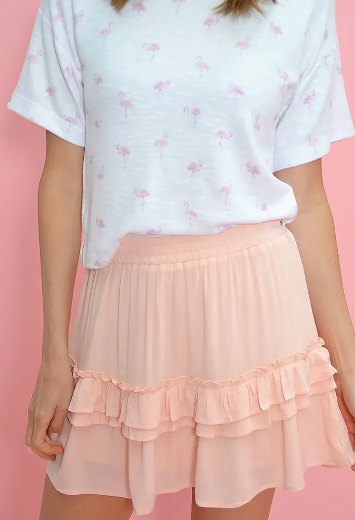 Blush Mini Skirt - Ella