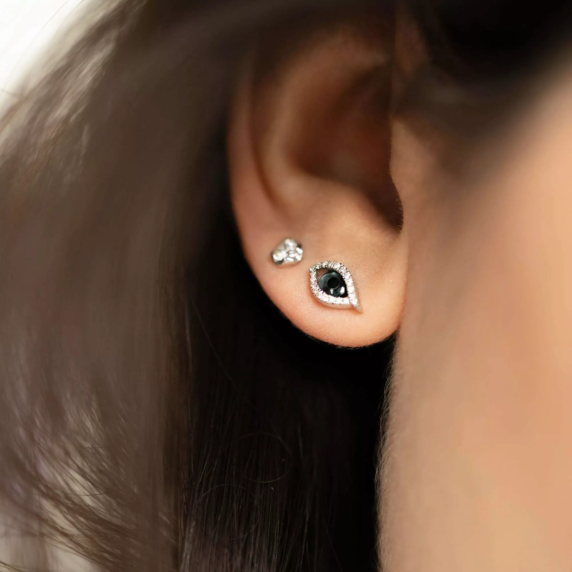 Evil Eye Stud Earring - Mythology-inspired