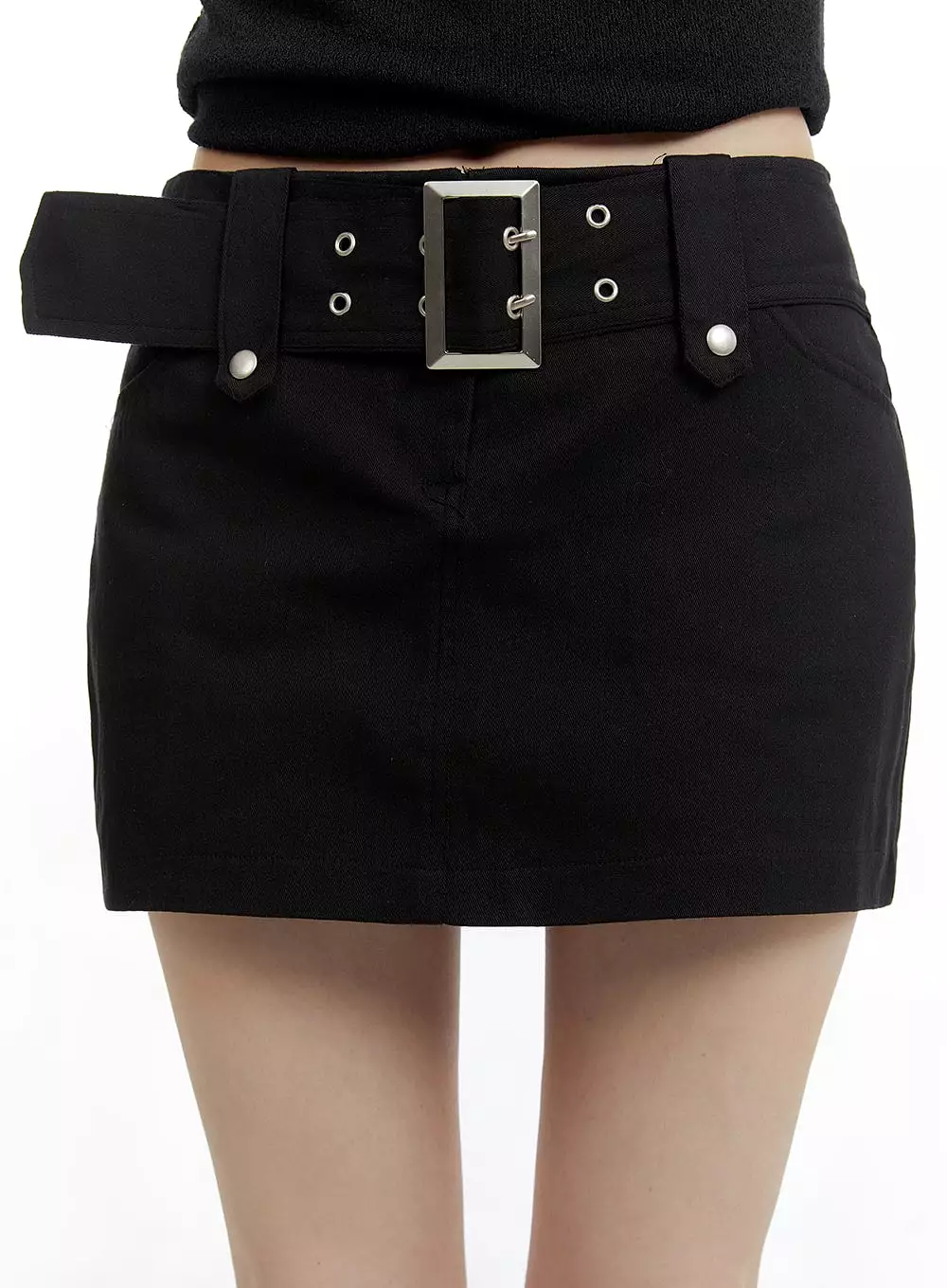 Eyelet Belted Mini Skirt CM429 - Buy Online from Top Fashion Retailer