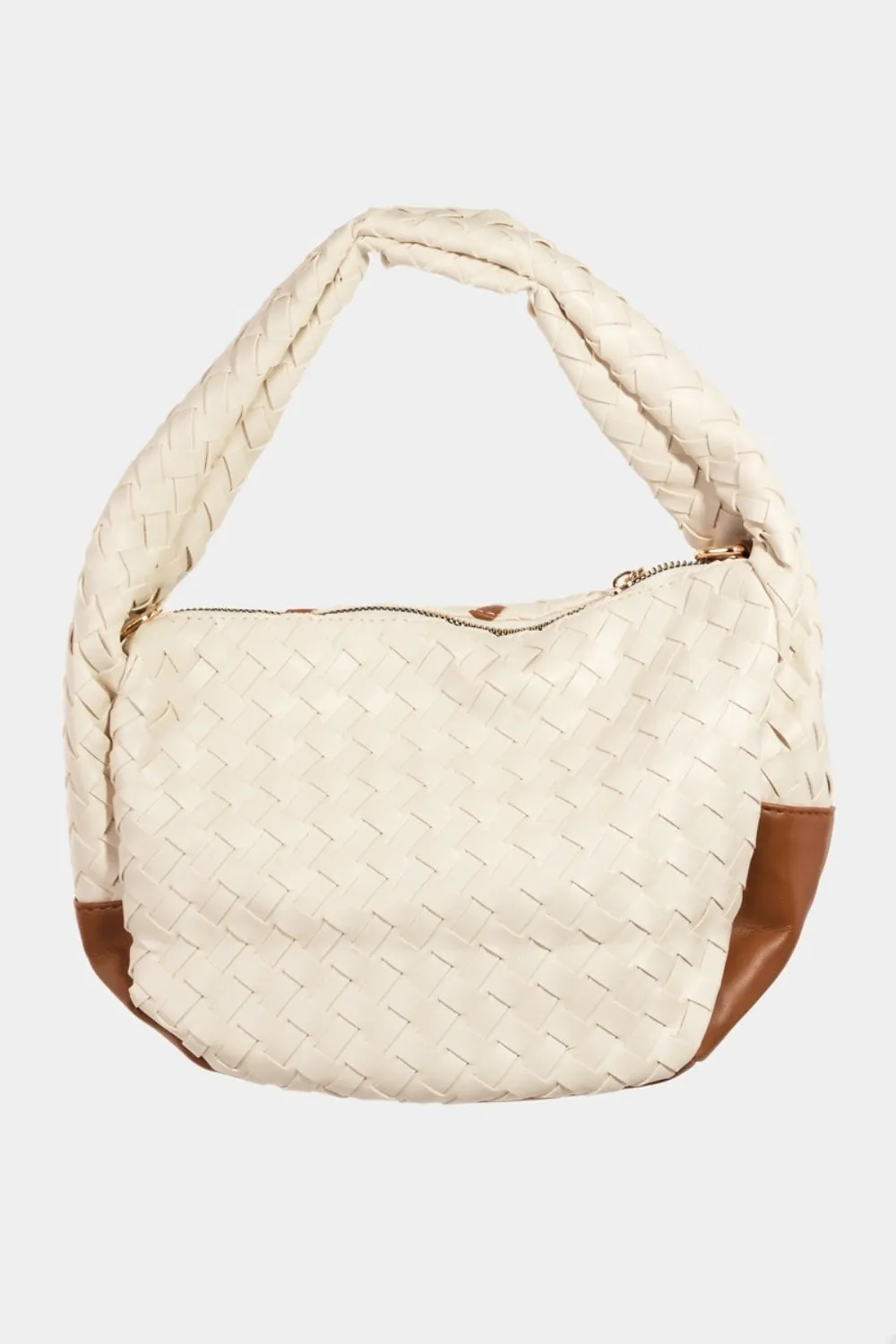 Fame Tassel Weave Semi Circle Bag