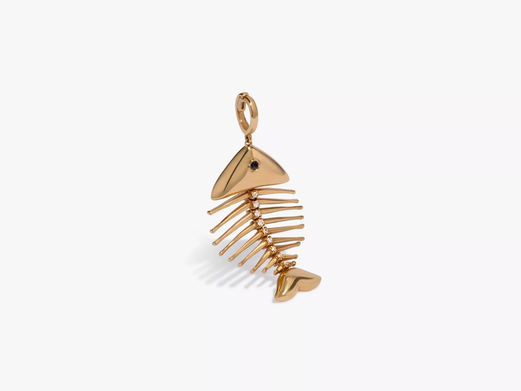 Fish Bone Pendant Charm