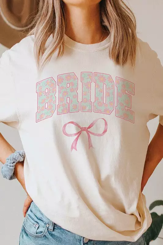 Floral Bride Ribbon T-Shirt