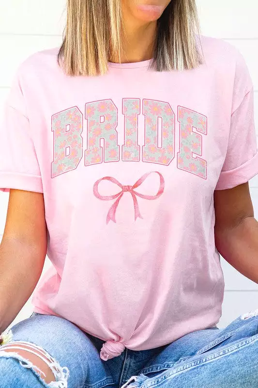 Floral Bride Ribbon T-Shirt