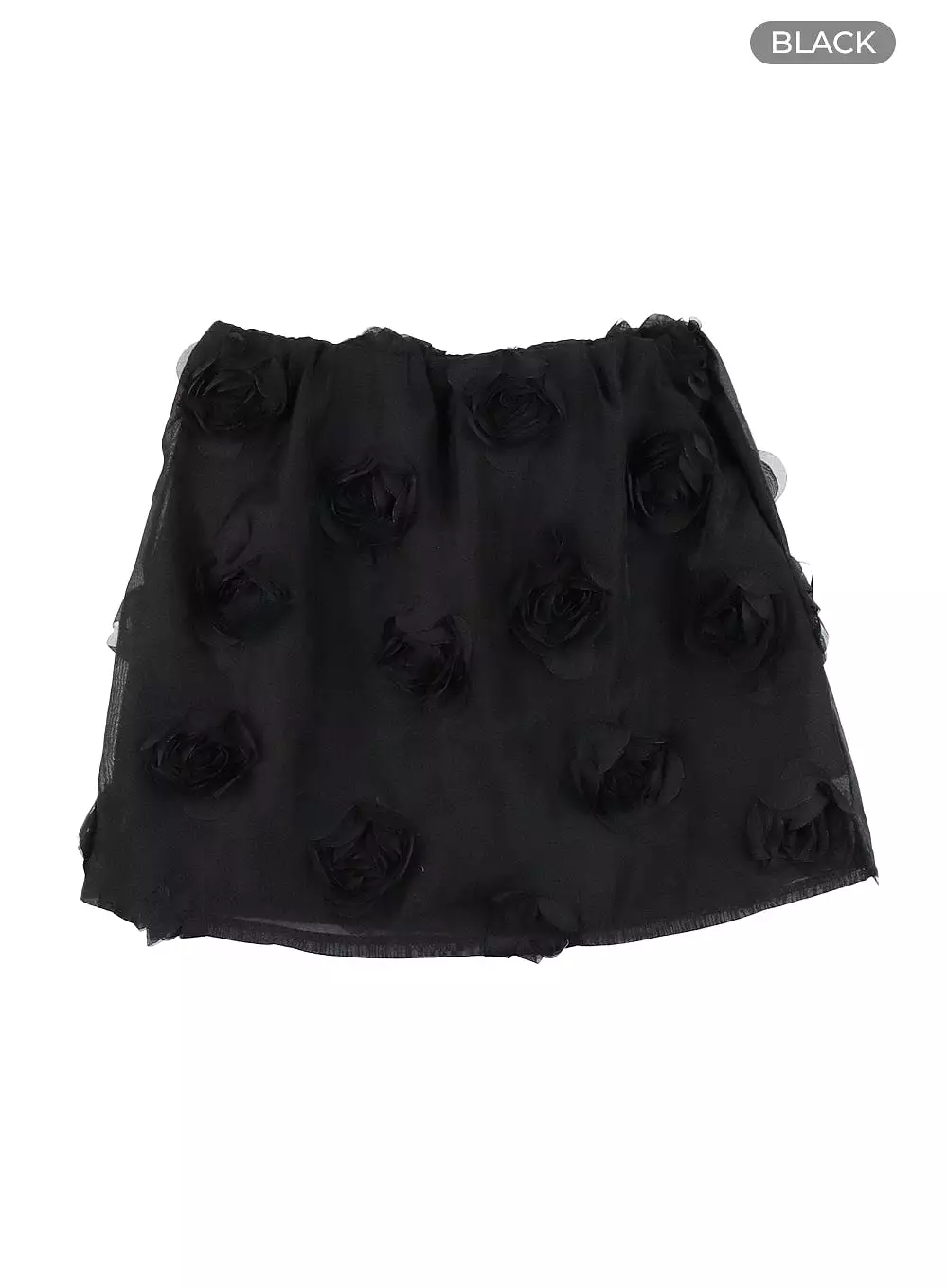 Floral Layered Mini Skirt 