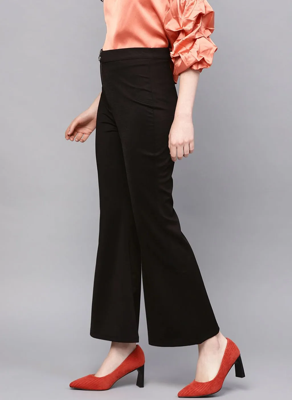 Zip-Front Pants