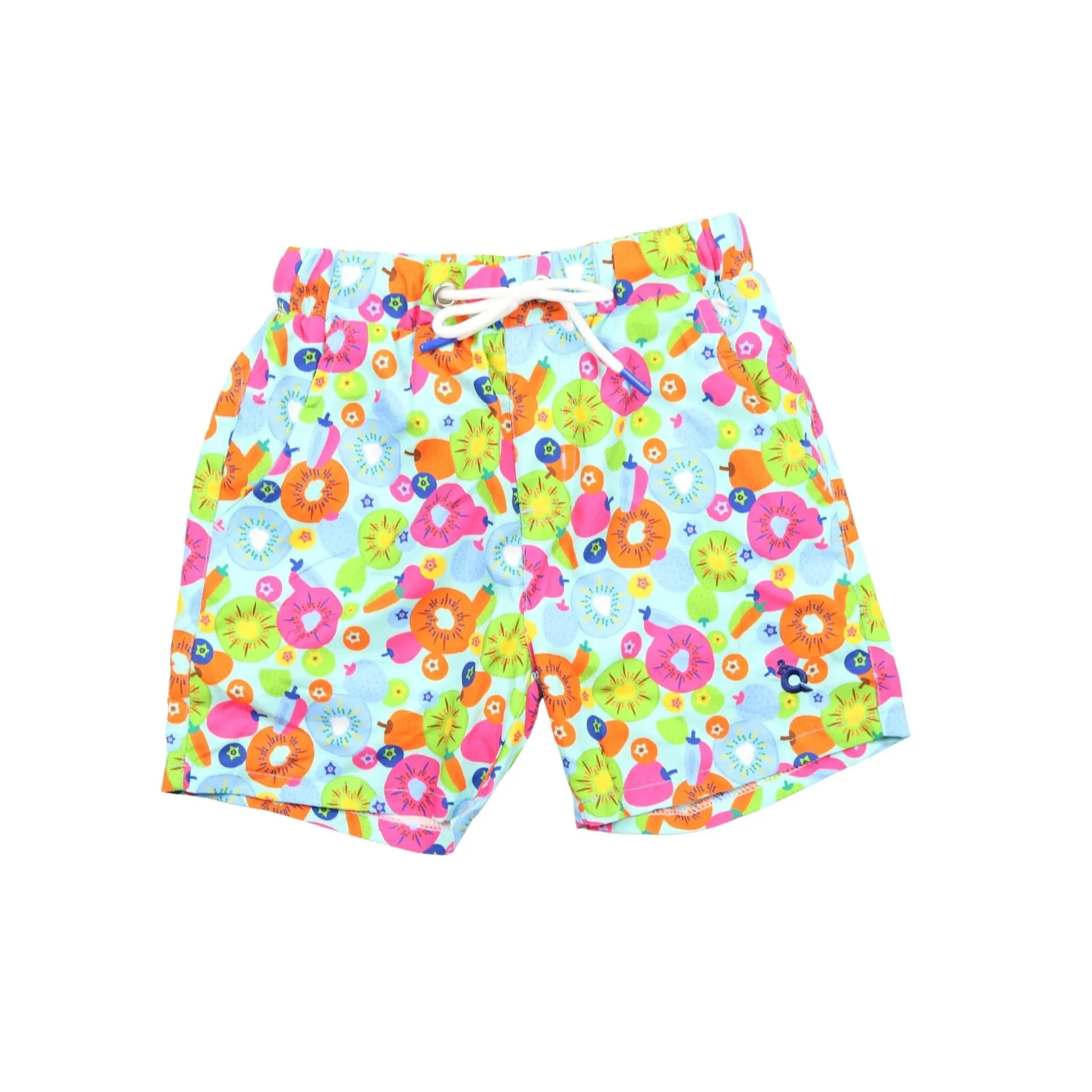 Colorful Fruit Print Men's Swimming Shorts