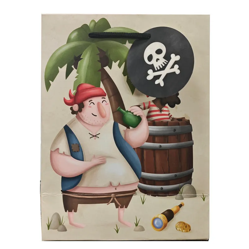 Gift Bag - Pirates Jolly Rogers - GBAG113B