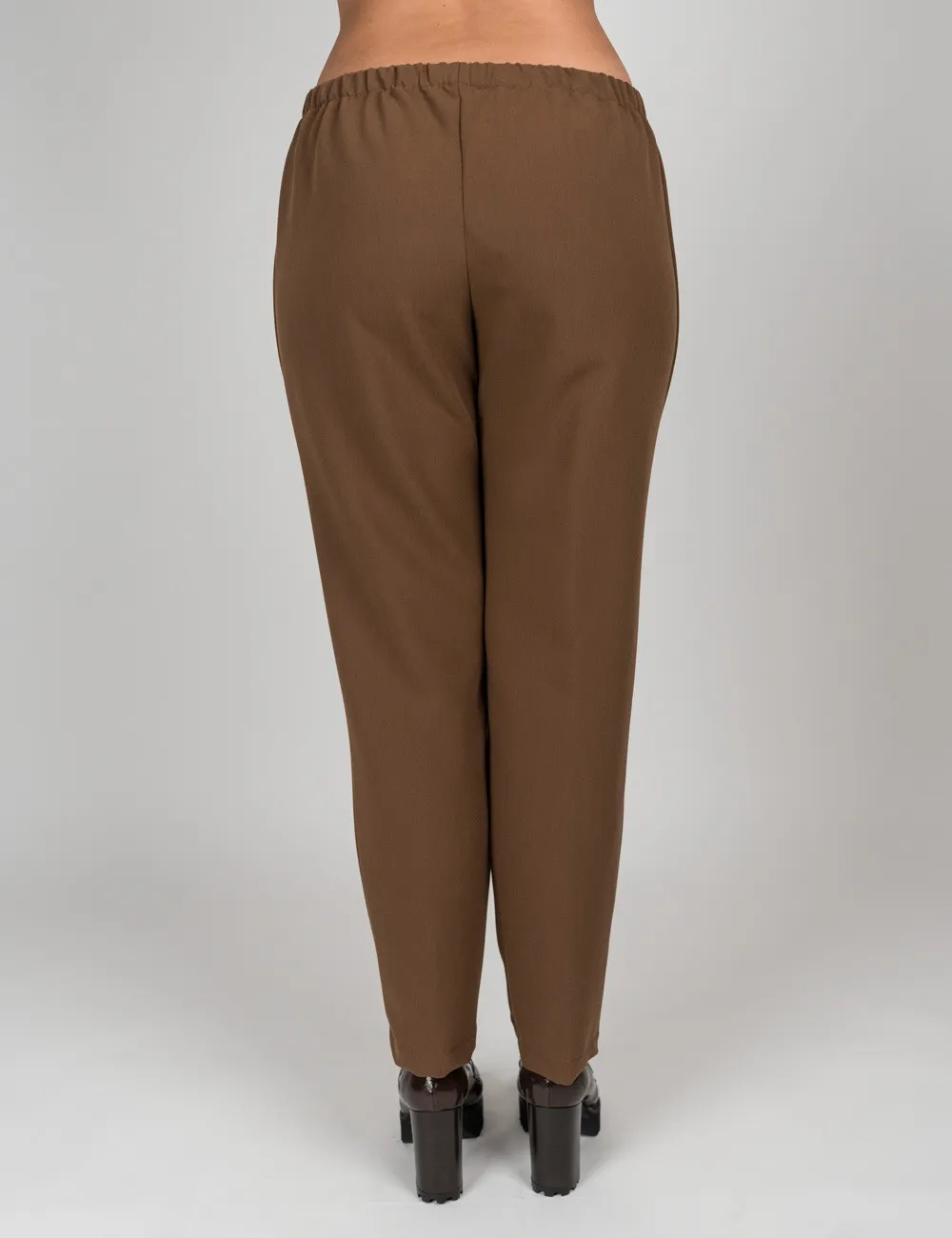 Gigliorosso - Straight-leg camel trousers