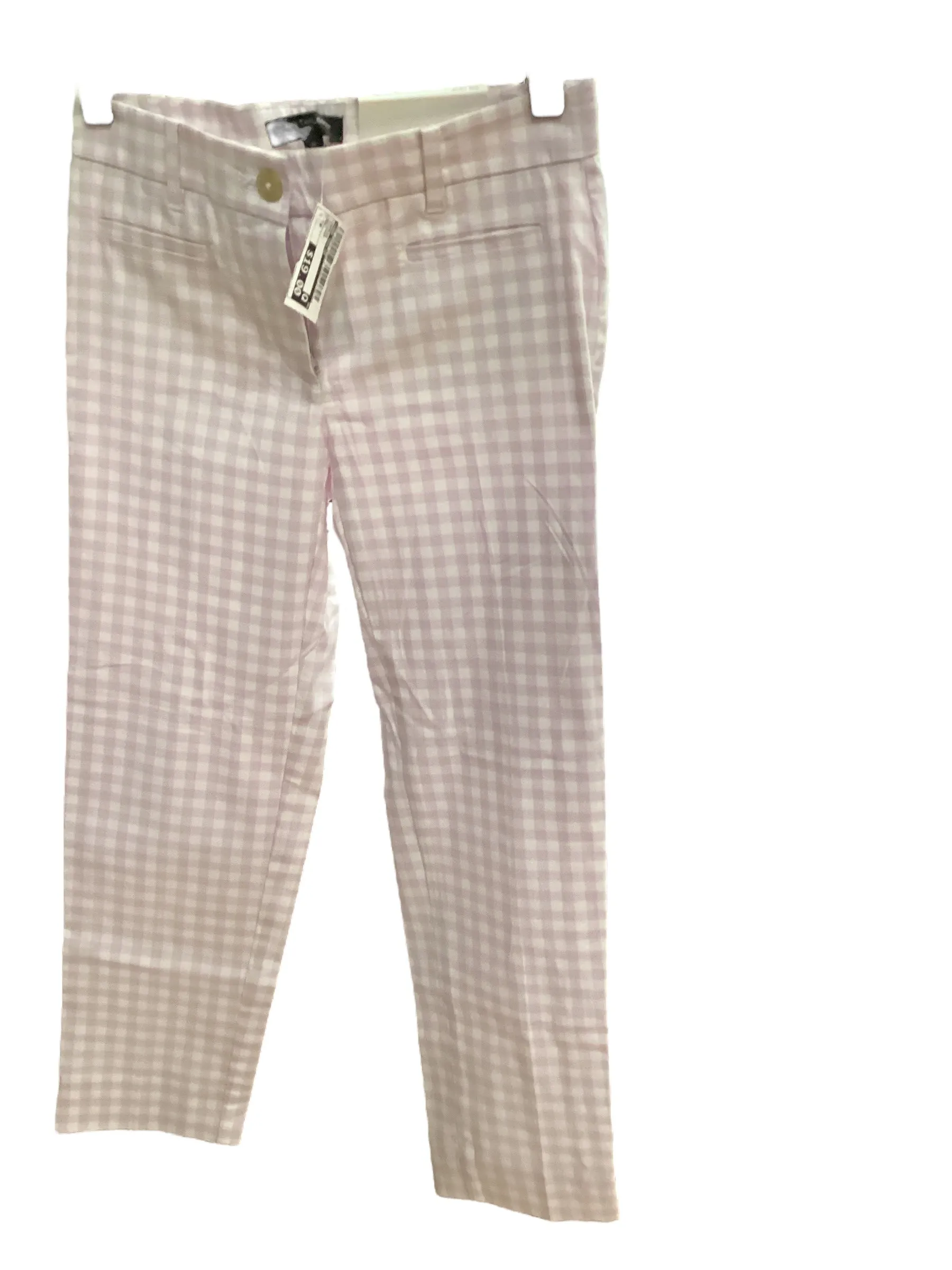 Gingham Capris Ann Taylor, Size 0 - Women's Clothing in Trendy Pattern