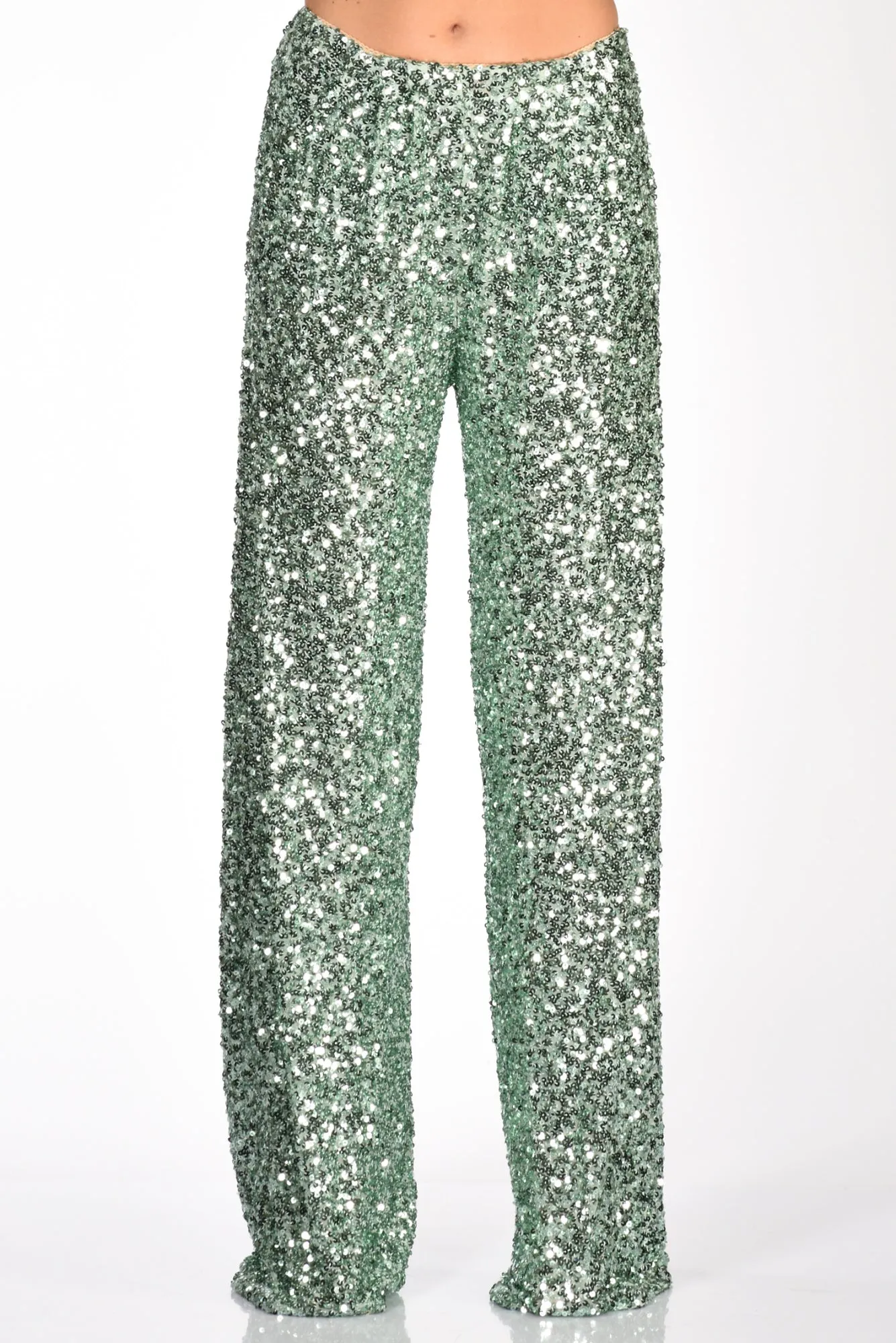 Green Women's Pants - Le Twins