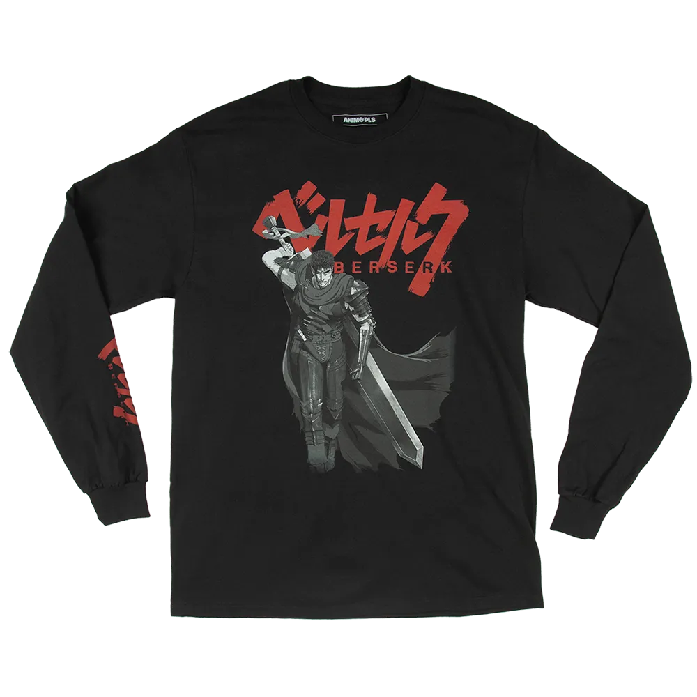 Guts Black Long Sleeve T-Shirt