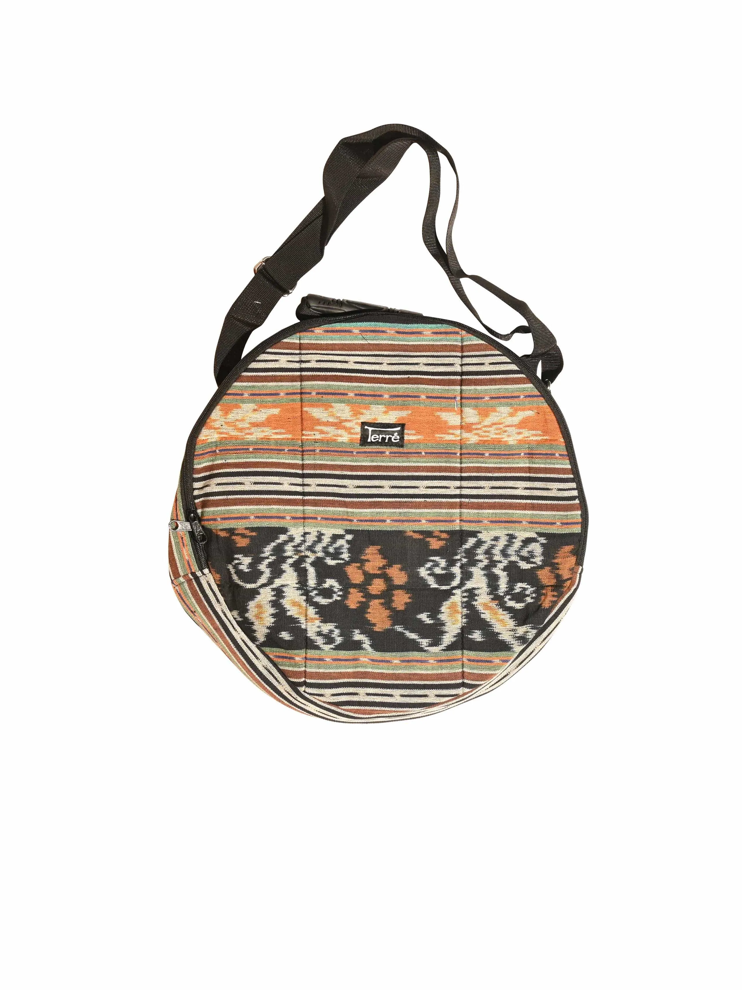 Hand Drum Bag - Ikat Dark