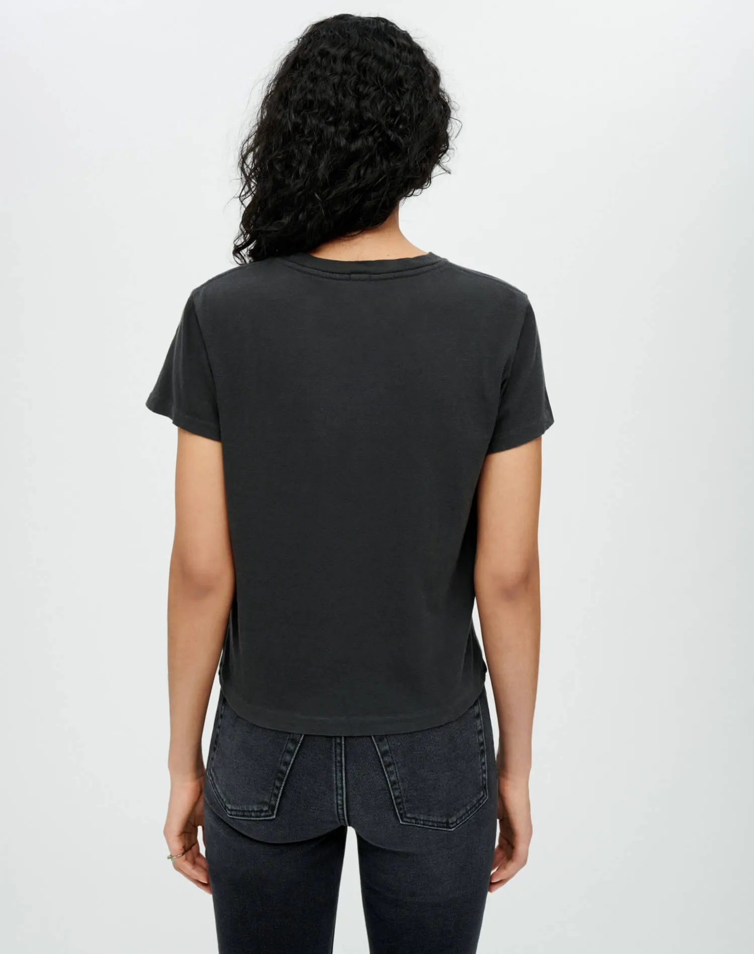 Hanes Black Washed Classic T-Shirt