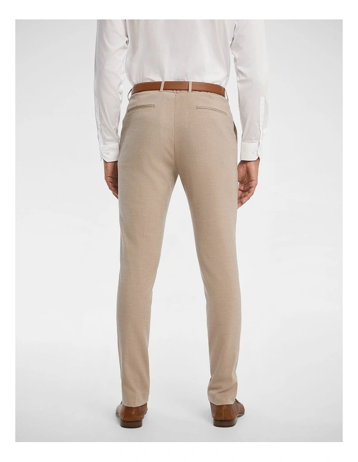 Hayman Sand Stretch Skinny Dress Pant