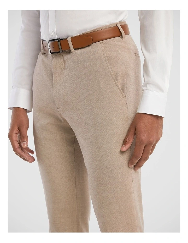 Hayman Sand Stretch Skinny Dress Pant