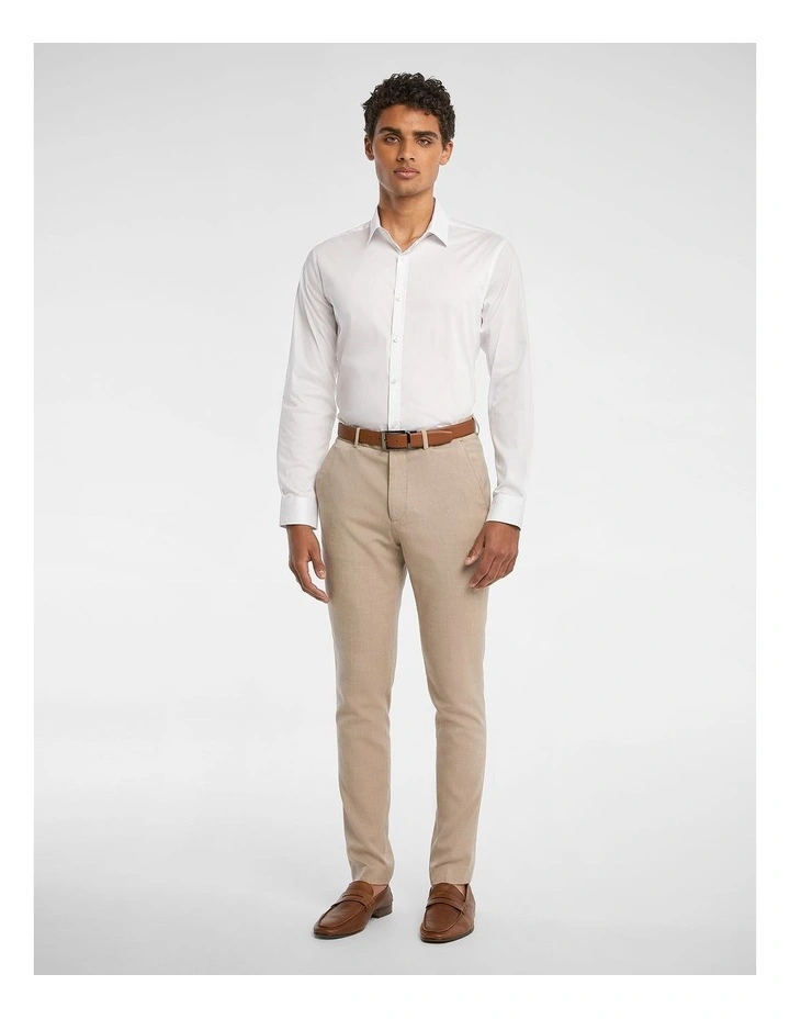 Hayman Sand Stretch Skinny Dress Pant