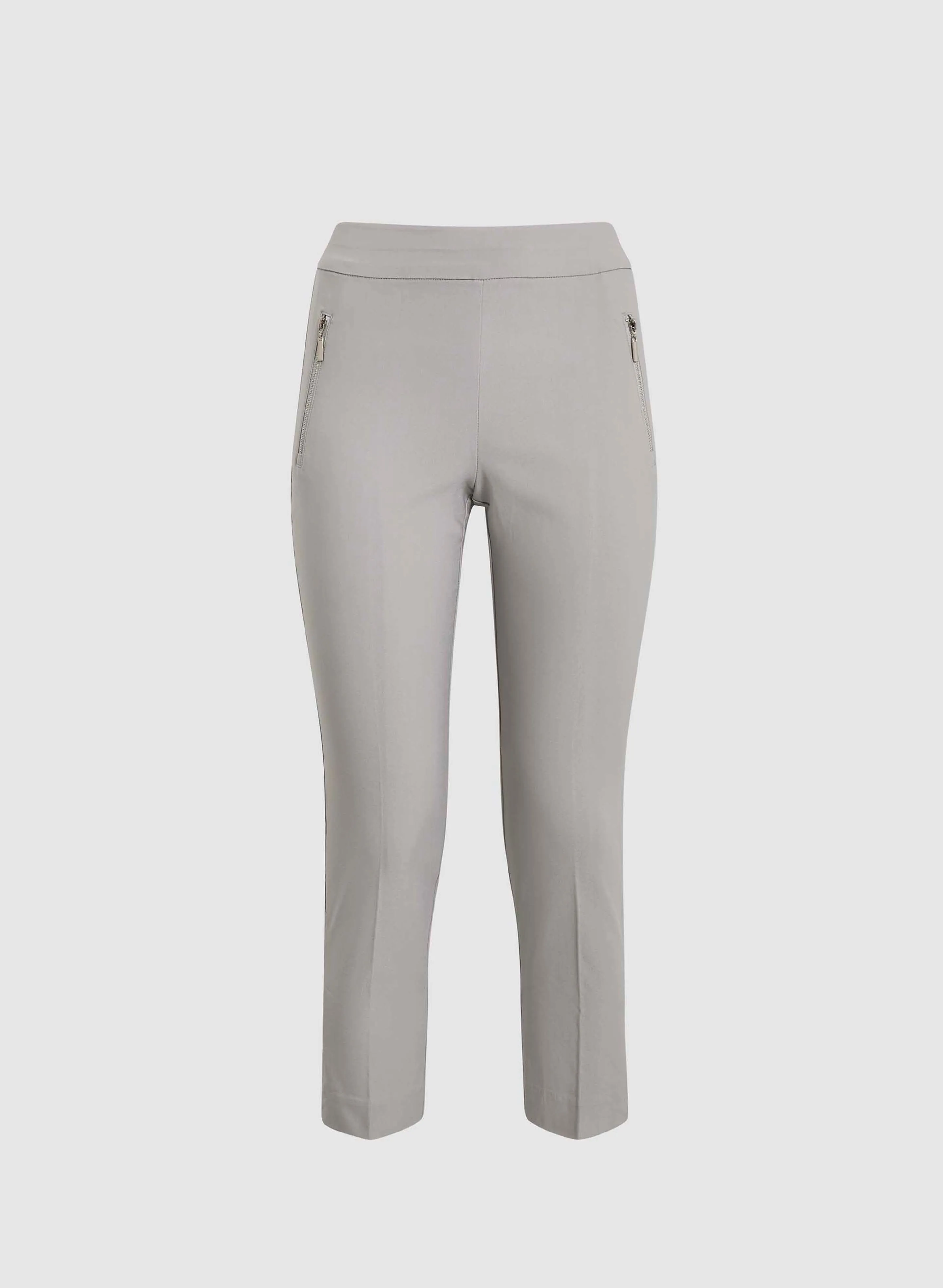 Pull-On Capris with High Rise